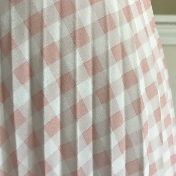 NWOT ASOS pleated midi skirt with lining size 6 - Picture 4 of 6